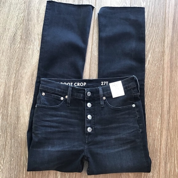 J. Crew Billie Demi Boot Leg Crop Jeans New with tags - Picture 6 of 8